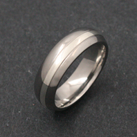 Titanium Ring - Silver Kamose